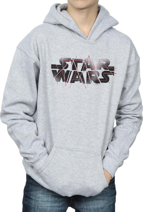 Actual product image Star Wars Boys The Last Jedi Spray Logo Hoodie (152, 158)