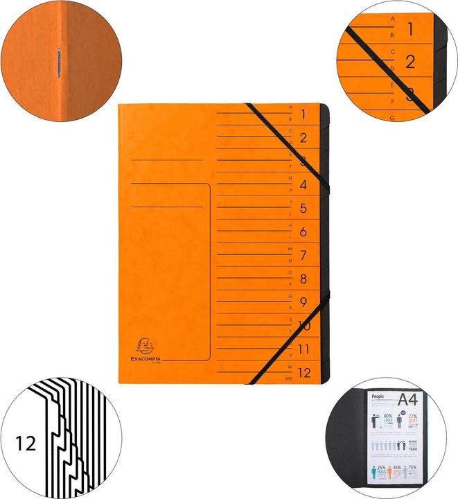 Productafbeelding Exacompta Geniete dossiermappen (A4, 1 x)
