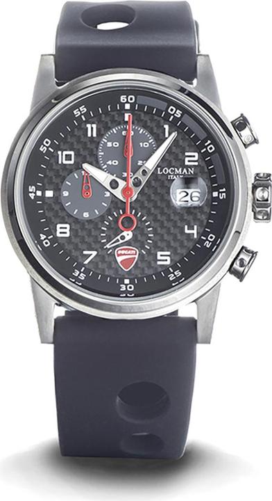 Produktbild Locman Italy Herrenuhr Ducati Chrono Ref. D107A09S (Chronograph, 42 mm)