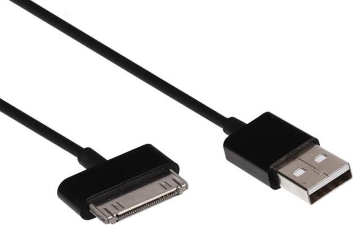 Velleman CÂBLE USB 2.0 A MÂLE VERS APPLE® 30 BROCHES MÂLE - NOIR - 1 m (1 m, USB 2.0)