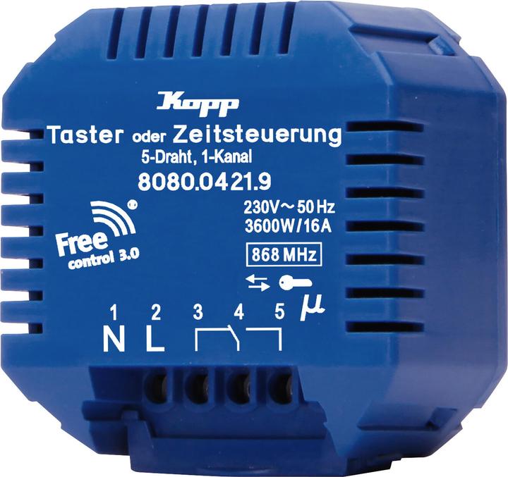 Actual product image Kopp Receiver Free Control 3.0 1 channel (Switch actuator)