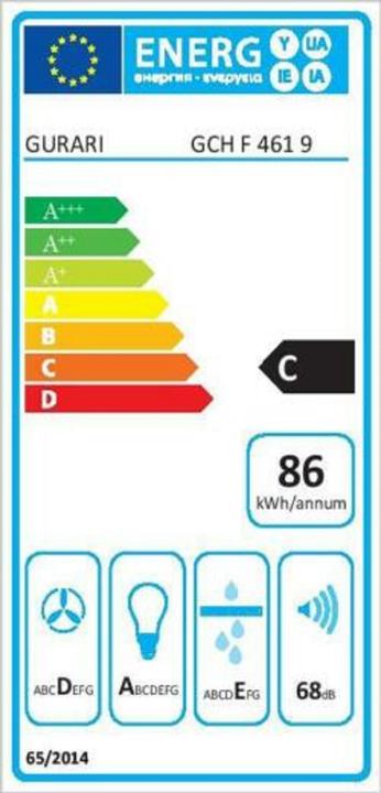 Label énergétique Gurari GCH F 461 BL 9