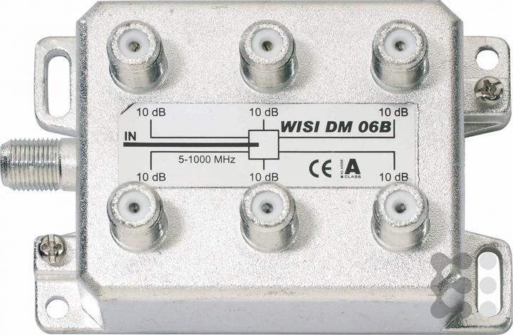 Produktbild WISI DM 06 B Cable splitter Silber (10 dB, Verteiler und Abzweiger)