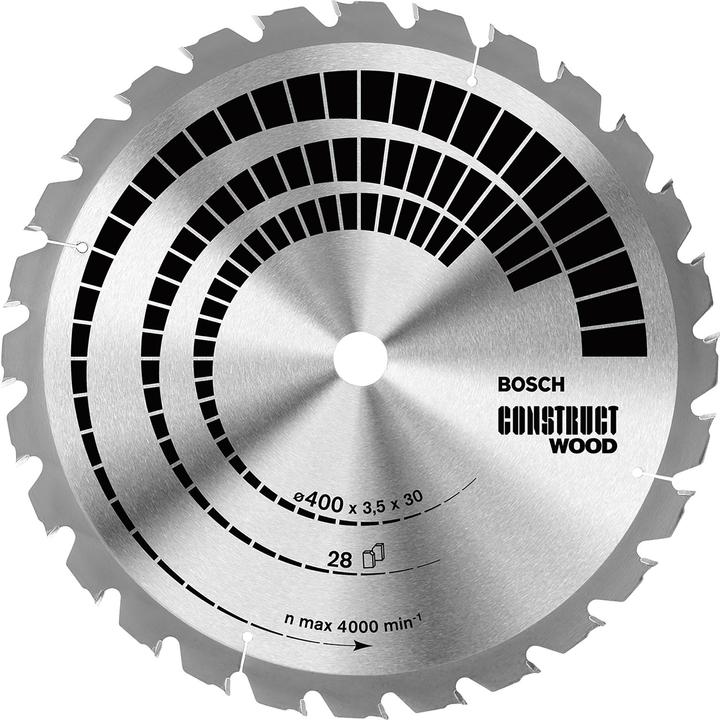 Produktbild Bosch Professional Zubehör PRO Construct Wood Kreissägeblatt, 450 x 3,8 x 30 mm