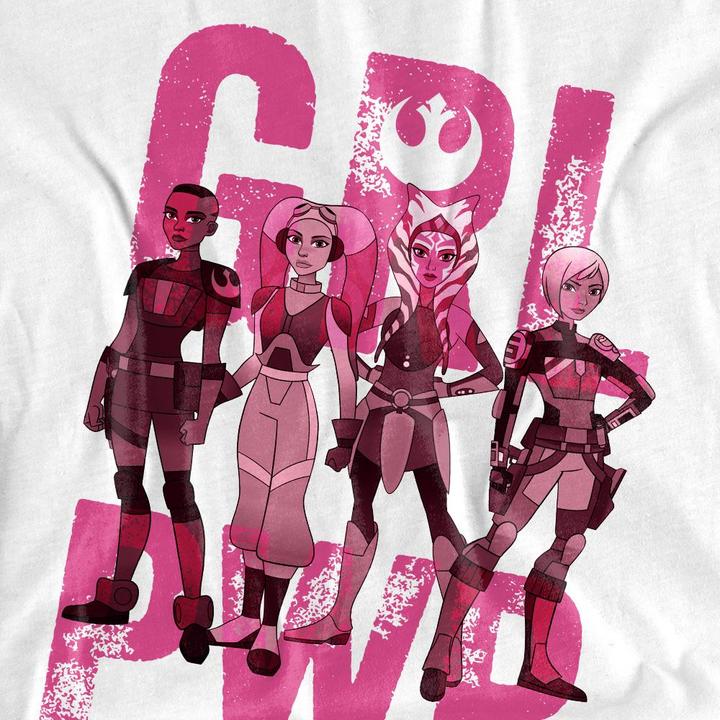 Immagine prodotto Ahsoka Girl Power Maglietta Ketsu Sabine Hera Adulto Unisex (XL)