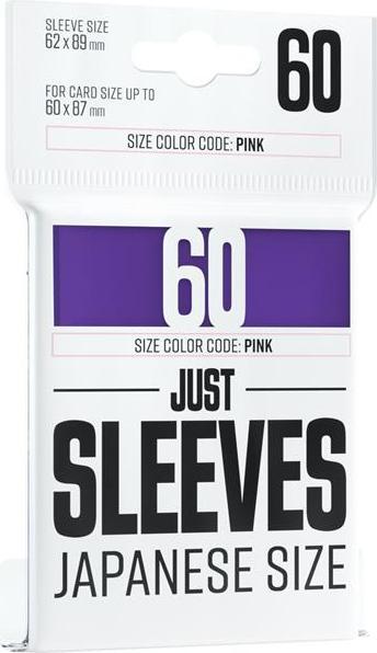 Image du produit Gamegenic GGX10018ML - Pochettes Just - Format japonais, violet (60 pochettes)