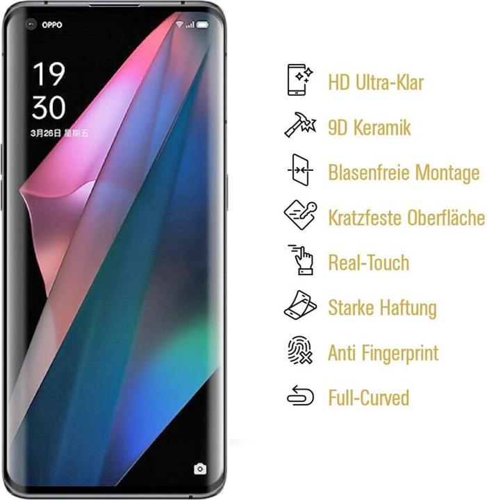 Produktbild Protectorking 2x echtes Tempered 9H Panzerhartglas 3D KLAR (6 Stück, Samsung Galaxy S10+)