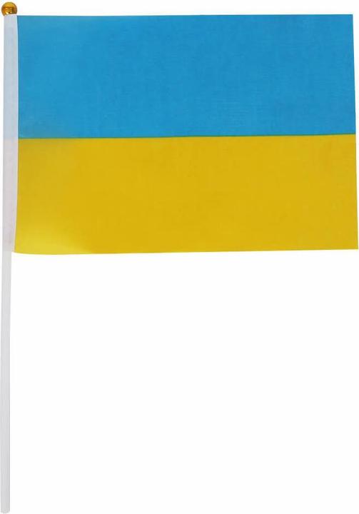 Produktbild Rainbow Ukraine Stabfahne Peace