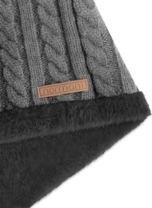 Immagine prodotto Normani Set invernale Kebili con pelliccia grigio/nero (Taglia unica)