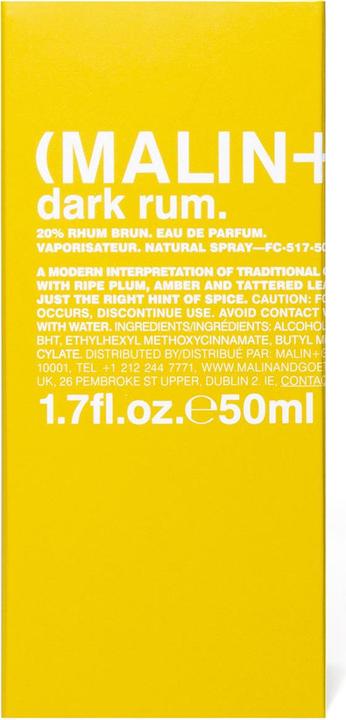 Actual product image Malin+Goetz Dark Rum Eau de Parfum (Eau de parfum, 50 ml)