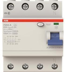 Image du produit ABB RCD, F 204, 4 POLE