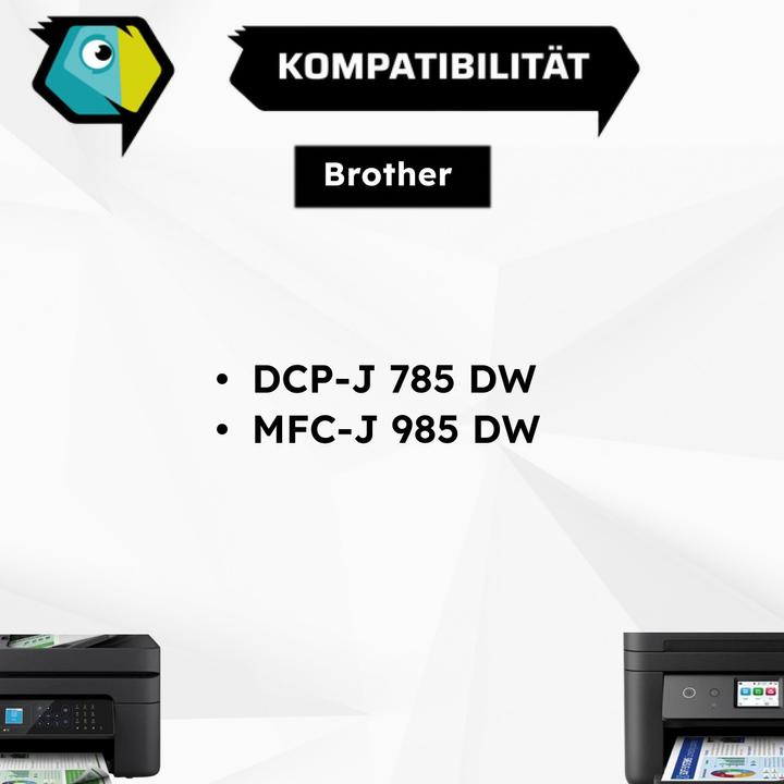 Image du produit Inkadoo Druckerpatronen kompatibel mit Brother LC-22UY Tintenpatrone LC22 UY