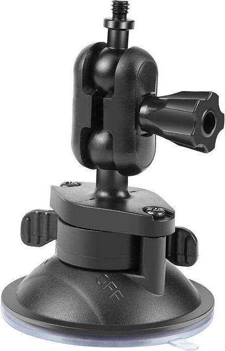 Puluz 1/4 inch Magic Arm Suction Cup Mount (Black) (PU544B) (Drone mount)