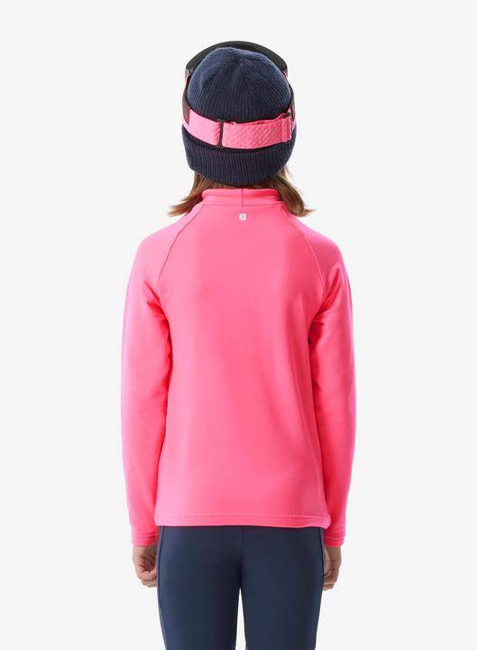Immagine prodotto Wedze Maglia funzionale da sci per bambini con collo alto - BL 500 rosa neon (152)
