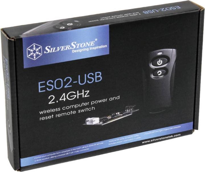 Actual product image Silverstone SST SST-ES02-USB (Device-specific remote control, Radio Frequency (RF))