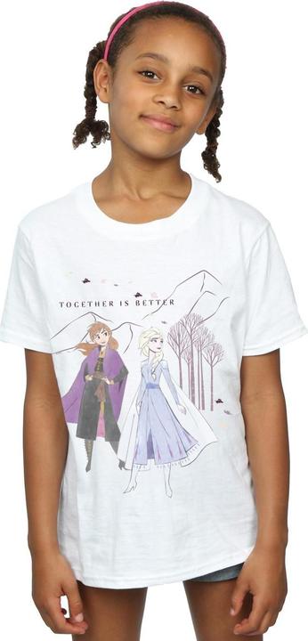 Immagine prodotto Disney Frozen 2 Elsa Anna Better Together Maglietta Ragazze (128)
