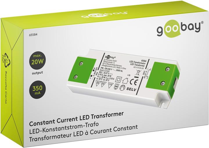 Produktbild Goobay LED-Konstantstrom-Trafo, 20 W