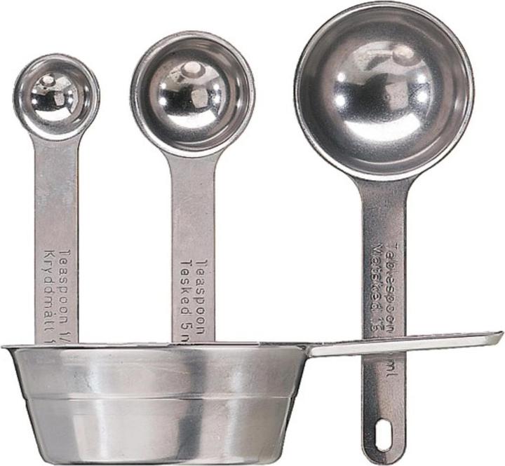 Produktbild Dalolindén Masslöffelsatz 4-teilig (1.25g+5g+15g+1dl) (100 ml)