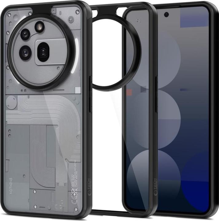 Image du produit Tech-Protect MagMat Case for Nothing Phone 3A Pro - Clear/Black (Nothing Phone (3a) Pro)