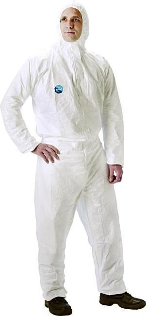 Immagine prodotto Magni DuPont Tyvek 400 Indumenti protettivi chimici doppi, categoria II, tipo 5 e 6, realizzati in Tyvek (XL)