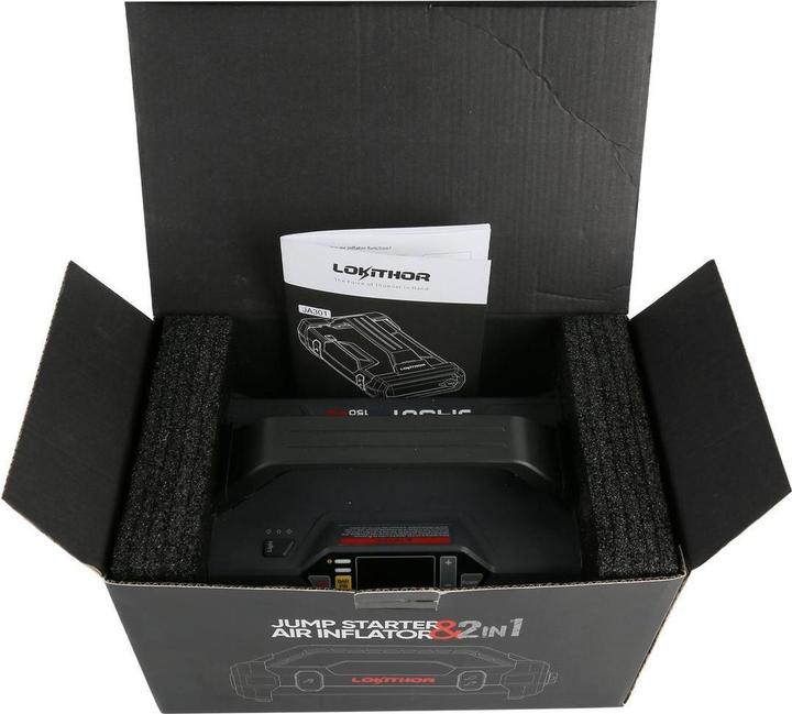 Image du produit Lokithor Démarreur Jump et pompe à air (2000 A, 20000 mAh)