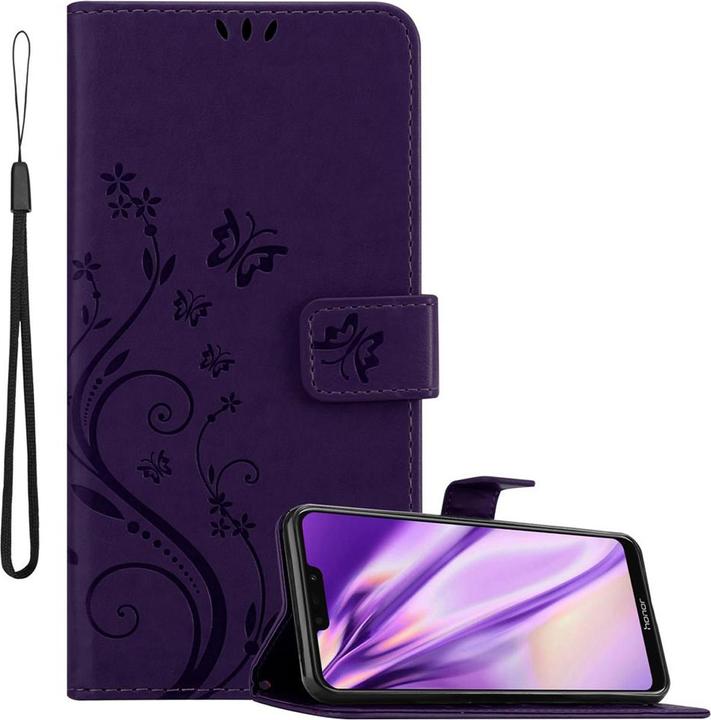 Floral dark purple