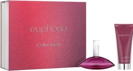 Calvin Klein Women's Euphoria Geschenkset 50ml Eau de Parfum 100ml Body Lotion - 2er Pack (Parfum set)