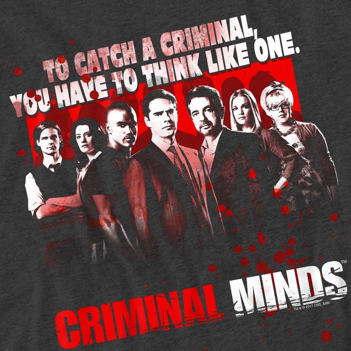 Actual product image Criminal Minds Unisex Adult Think Like One T-Shirt (XL)