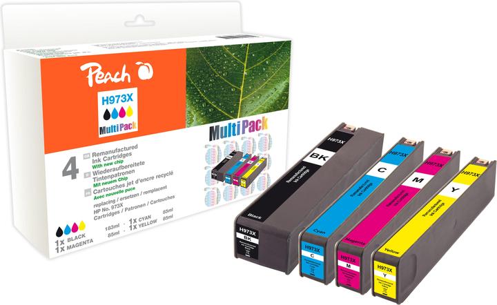 Actual product image Peach 973X Multipack (M, C, Y, FC)