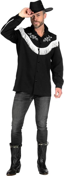 Wilbers Chemise western homme Bobby, noir