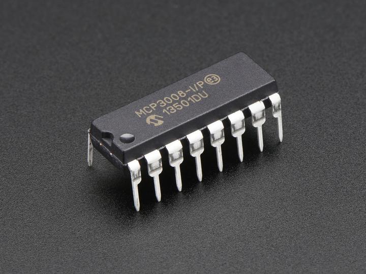 MiC MCP3008 8-Kanal 10-Bit ADC mit SPI-Interface (Elektronikkit)