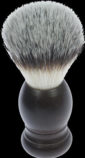 Actual product image Shaving brush, synthetic hair, dark stained beech wood handle, ring Ø 21.5 mm (Shaving brush)