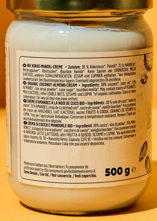 Valori nutrizionali e ingredienti KoRo Crema di cocco e mandorle biologica (3000 g)