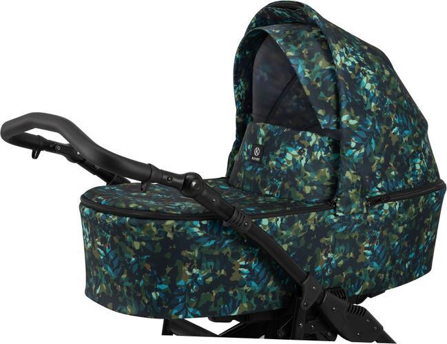 Produktbild Kunert Kombikinderwagen Mata Bordeaux, Gestell schwarz, inkl. Autositz Trix