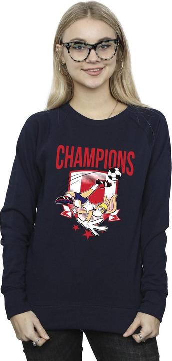 Actual product image Looney Tunes Womens/Ladies Lola Football Champions Sweatshirt (XXL)