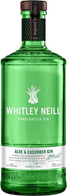 Produktbild Whitley Neill Aloe & Cucumber Dry Gin (1 x 70 cl)