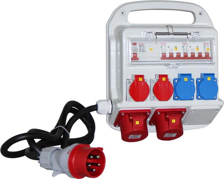 Ekström Baustromverteiler (2 x, Typ 13, Typ 25)
