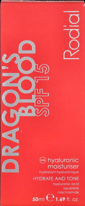 Produktbild Rodial Dragons Blood Hyaluronic Moisturiser SPF15 (50 ml, Tagescreme, SPF 15)