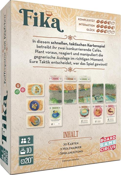 Immagine prodotto Board Game Circus Fika (Tedesco)