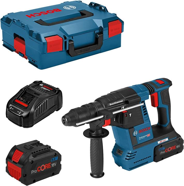 2 x batteria ricaricabile ProCORE18V 8.0Ah, GBH 18V-26F, Carica veloce