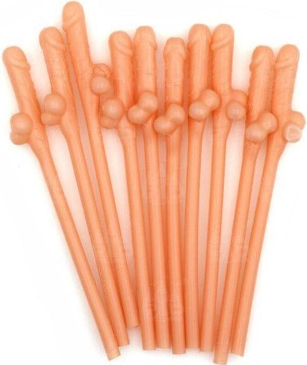 Image du produit Diablo Picante Penis-Trinkhalme