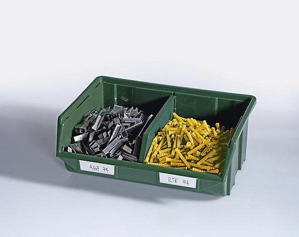 Image du produit kaiserkraft Bacs de rangement ouverts à l'avant en polypropylène