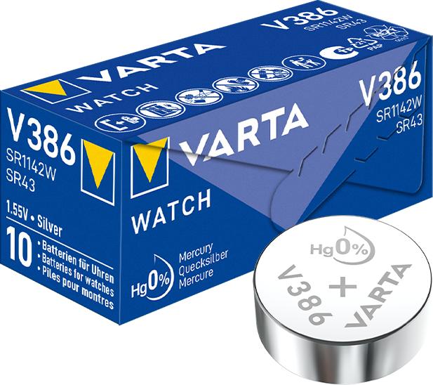 Produktbild Varta 1 Chron V 386 High Drain (1 Stk., SR43, 115 mAh)