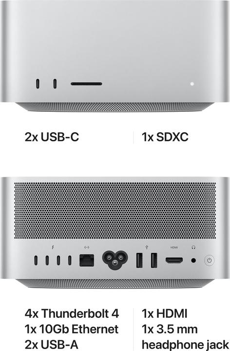 Actual product image Apple Mac Studio (M1 Ultra, 64 GB, 1000 GB)