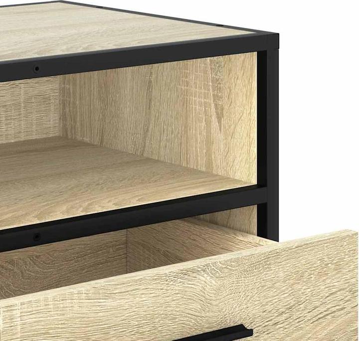 Actual product image VidaXL TV cabinet Lowboard TV cabinet TV table TV furniture Sonoma oak (100 x 34.5 x 40 cm)