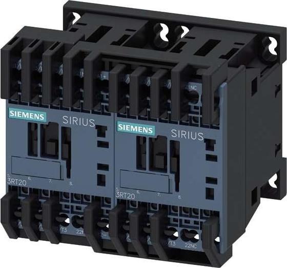 Image du produit Siemens Contacteur inverseur DC 5,5kW/AC 48V 12A/AC 3RA2317-8XB30-2BW4
