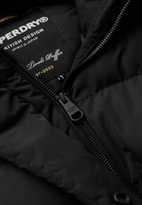 Produktbild Superdry lange daunenjacke mit kapuze, damen (XS)