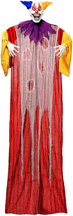 Produktbild Widmann Horror Clown Mit Pulsierend Blinkenden Farbwechselnden LED Augen 232 cm