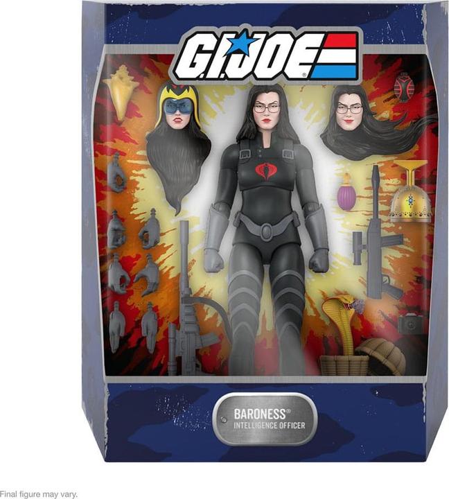 Image du produit Super7 G.I. Joe figurine Ultimates Baroness (Black Suit) 18 cm