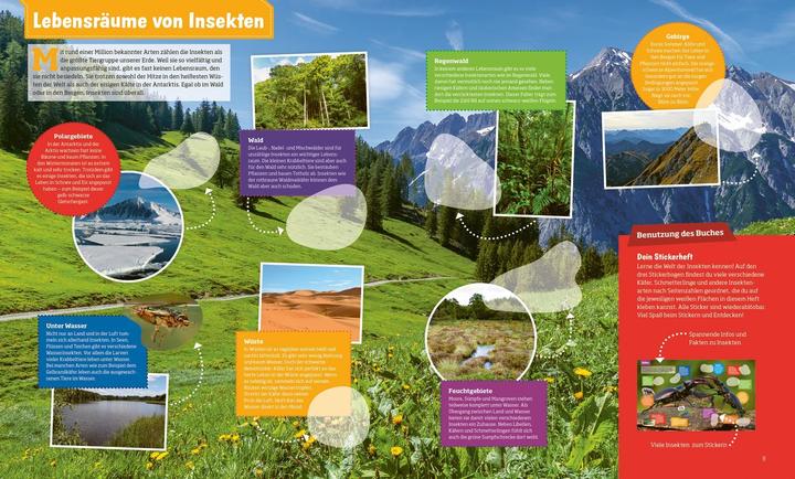 Produktbild Tessloff WAS IST WAS Stickerheft Insekten